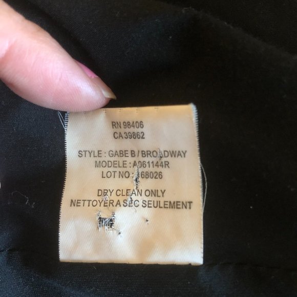 Theory Gabe Stretch Wool Black Blazer - Picture 6 of 7